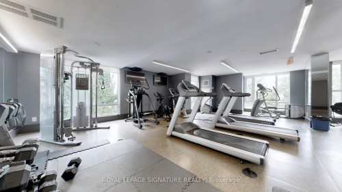 510-60 Berwick Avenue, Toronto, ON - Indoor Photo Showing Gym Room