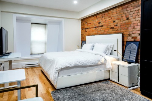 Chambre à coucher - 1944 Rue Tupper, Montréal (Ville-Marie), QC - Indoor Photo Showing Bedroom