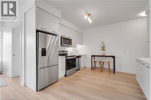 385 Winston Road Unit# 505, Grimsby, ON - Indoor Photo Showing Kitchen With Stainless Steel Kitchen