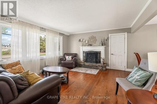 46 Macfarlane Road, Ottawa, ON - Indoor Photo Showing Living Room With Fireplace