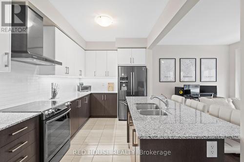 46 Dolobram Trail, Brampton, ON - Indoor Photo Showing Kitchen With Double Sink With Upgraded Kitchen