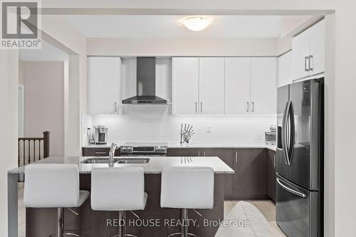 46 Dolobram Trail, Brampton, ON - Indoor Photo Showing Kitchen With Double Sink With Upgraded Kitchen