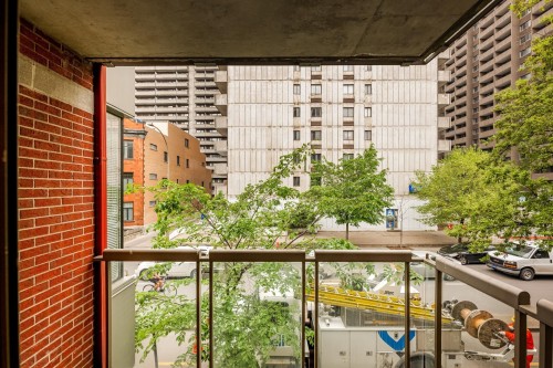 Balcony - 204-1455 Rue Towers, Montréal (Ville-Marie), QC - Outdoor With Balcony