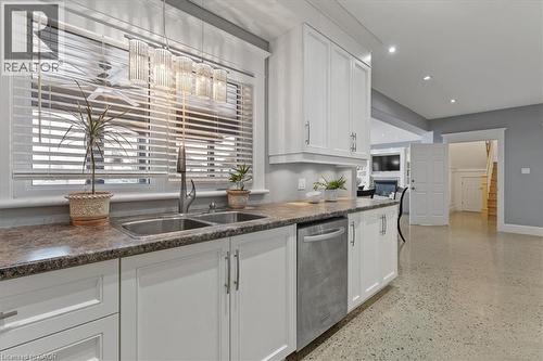 Second Kitchen - 86 Canters Close, Kitchener, ON - Indoor Photo Showing Kitchen With Double Sink
