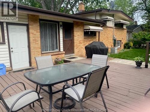 3331 Glenwood Avenue, Windsor, ON - Outdoor With Deck Patio Veranda With Exterior