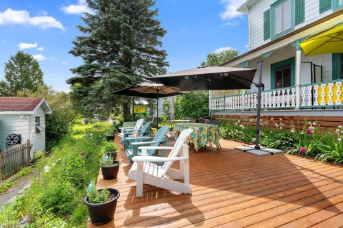 Patio - 21 Route Du Mitan, Saint-Jean-De-L'Île-D'Orléans, QC - Outdoor With Deck Patio Veranda