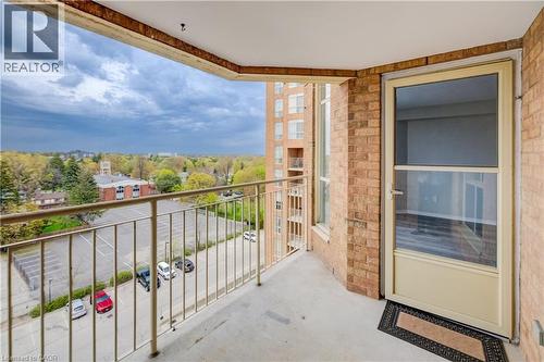 1414 King Street E Unit# 802, Kitchener, ON - Outdoor With Balcony With Exterior