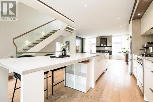 Noble Grey Caesarstone countertops. - 330 Kenwood Avenue, Ottawa, ON - Indoor Photo Showing Kitchen With Upgraded Kitchen