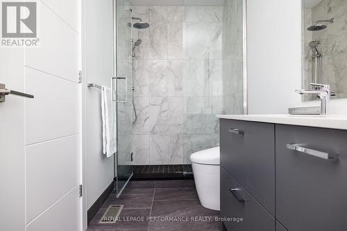Enclosed rain shower & Toto smart toilet. - 330 Kenwood Avenue, Ottawa, ON - Indoor Photo Showing Bathroom