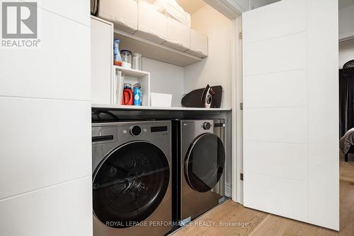 Third level laundry. - 330 Kenwood Avenue, Ottawa, ON - Indoor Photo Showing Laundry Room