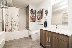 Full bathroom in the basement. - 