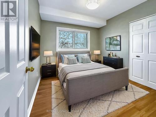Bedroom 2 - Upper Unit Virtually Staged - 925 Moorvale Street, Ottawa, ON - Indoor Photo Showing Bedroom
