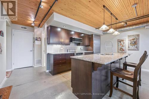106 - 85 Spruce Street, Cambridge, ON - Indoor Photo Showing Kitchen With Upgraded Kitchen