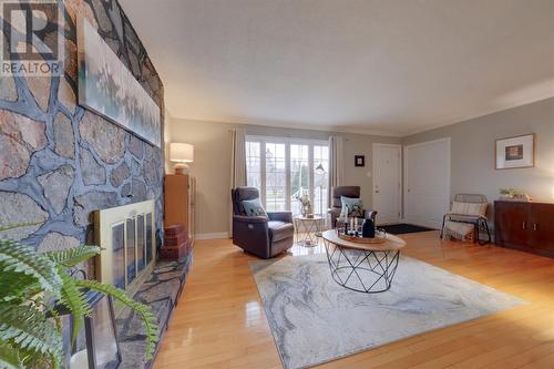 91 Midland Row, Pasadena, NL - Indoor Photo Showing Living Room With Fireplace