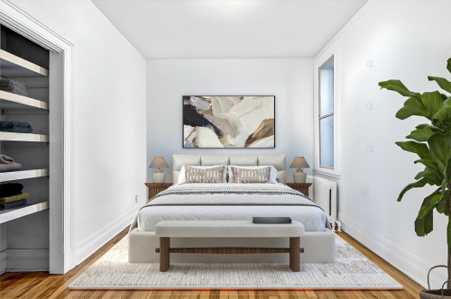 Chambre à coucher - 3525 Boul. Décarie, Montréal (Côte-Des-Neiges/Notre-Dame-De-Grâce), QC - Indoor Photo Showing Bedroom