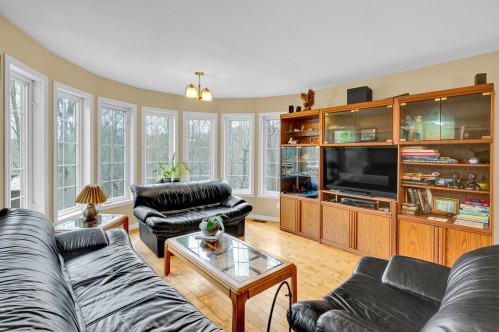 Salon - 325 Ch. Cambria, Gore, QC - Indoor Photo Showing Living Room