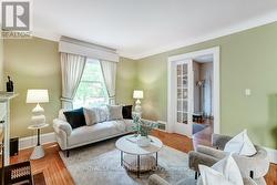 French doors to front hal - 