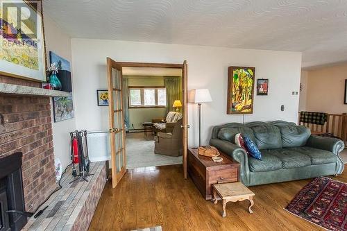 103 Birch Point Dr|Laird Township, Echo Bay, ON - Indoor Photo Showing Living Room With Fireplace