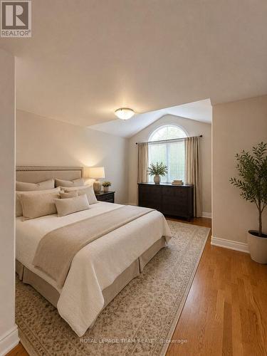 Virtually Staged- Primary Bedroom - 1221 Anoka Street, Ottawa, ON - Indoor Photo Showing Bedroom
