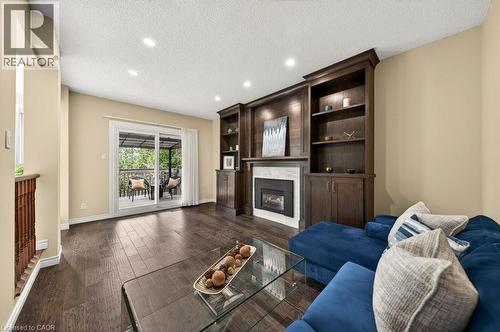 40 Old Maple Lane, Kitchener, ON - Indoor Photo Showing Living Room With Fireplace