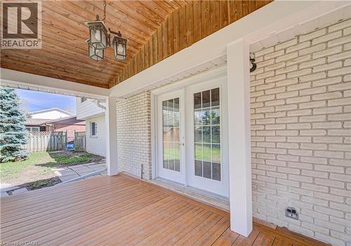 144 Shuh Avenue, Kitchener, ON - Outdoor With Deck Patio Veranda With Exterior