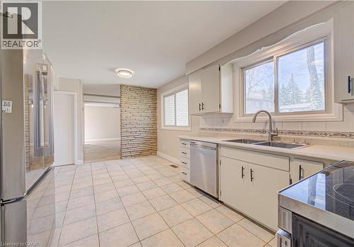 144 Shuh Avenue, Kitchener, ON - Indoor Photo Showing Kitchen With Double Sink