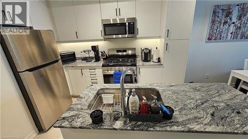 5 Spooner Crescent Unit# 314, Collingwood, ON - Indoor Photo Showing Kitchen With Stainless Steel Kitchen With Double Sink