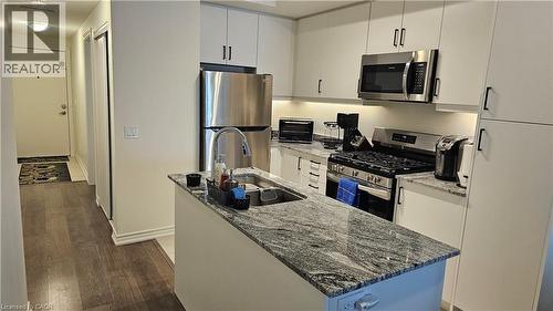 5 Spooner Crescent Unit# 314, Collingwood, ON - Indoor Photo Showing Kitchen With Stainless Steel Kitchen With Upgraded Kitchen