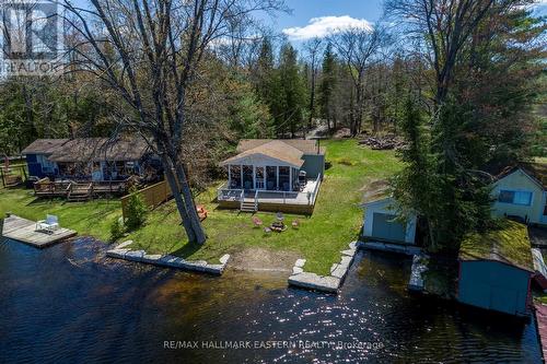 1810 Hull Road, Douro-Dummer, ON - Outdoor With Body Of Water With Deck Patio Veranda