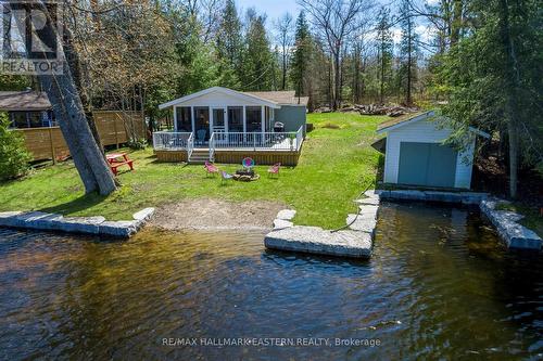 1810 Hull Road, Douro-Dummer, ON - Outdoor With Body Of Water With Deck Patio Veranda