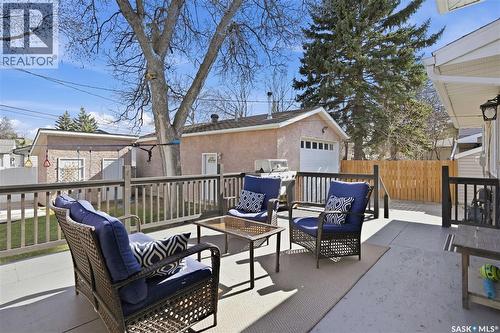 115 Stapleford Crescent, Regina, SK - Outdoor With Deck Patio Veranda With Exterior