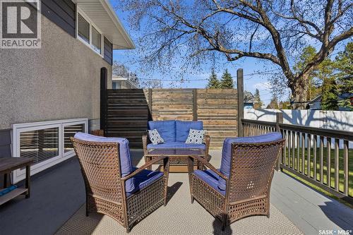 115 Stapleford Crescent, Regina, SK - Outdoor With Deck Patio Veranda With Exterior