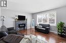 115 Stapleford Crescent, Regina, SK  - Indoor Photo Showing Living Room With Fireplace 