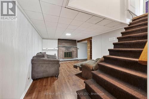 910 Leonard Avenue, Cornwall, ON - Indoor Photo Showing Other Room With Fireplace