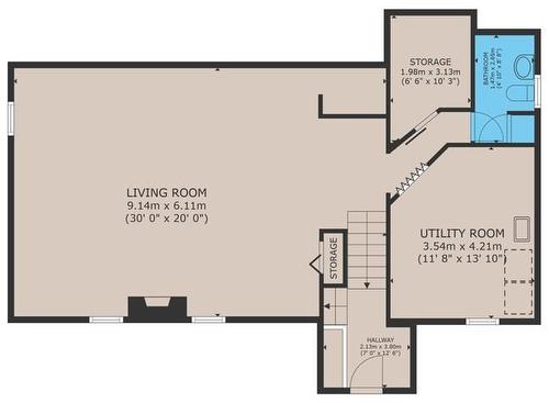 Basement - 34 Clement Drive, Brandon, MB - Other