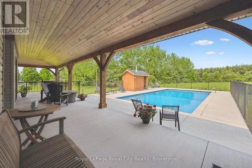 8720 Sideroad 15 Side Road, Erin, ON - Outdoor With In Ground Pool With Deck Patio Veranda With Exterior