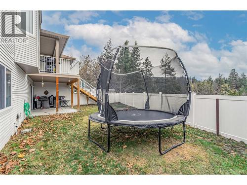 Large, fully fenced yard - 3819 Glen Canyon Drive, West Kelowna, BC - Outdoor With Deck Patio Veranda