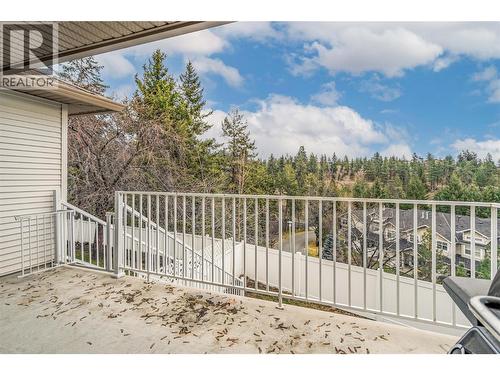 Private covered upper deck - 3819 Glen Canyon Drive, West Kelowna, BC - Outdoor