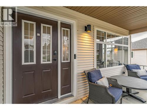 Cozy front veranda - 3819 Glen Canyon Drive, West Kelowna, BC - Outdoor With Deck Patio Veranda With Exterior
