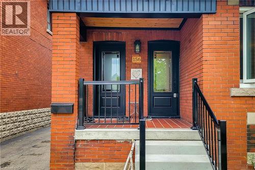 Entrance to property with double brick. - 156 Park Row S, Hamilton, ON - Outdoor With Exterior