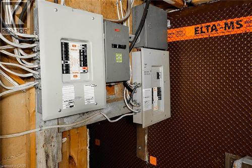Utilities with electric panel - 156 Park Row S, Hamilton, ON - Indoor Photo Showing Basement