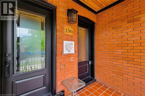 Property entrance. - 156 Park Row S, Hamilton, ON -  With Exterior