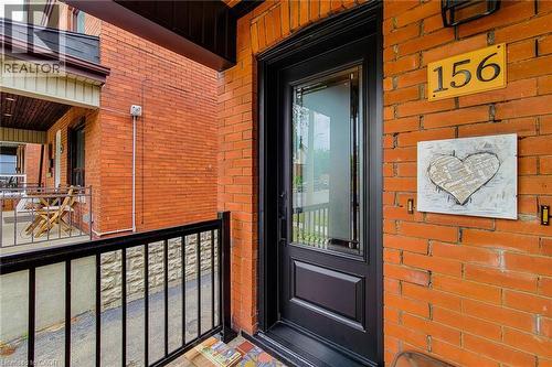 Doorway to property. - 156 Park Row S, Hamilton, ON - Outdoor With Exterior