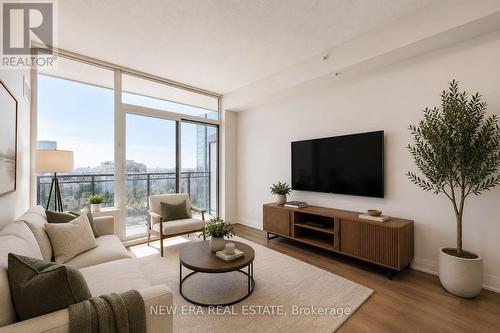 1206 - 75 North Park Road, Vaughan, ON - Indoor Photo Showing Living Room