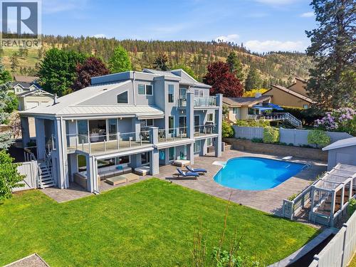 2090 Bennett Road, Kelowna, BC - Outdoor With In Ground Pool With Deck Patio Veranda