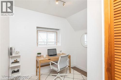virually staged - 114 Weir Street N, Hamilton, ON - Indoor Photo Showing Office