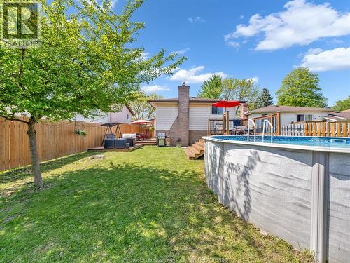 3474 Deerbrook, Windsor, ON - Outdoor With Above Ground Pool
