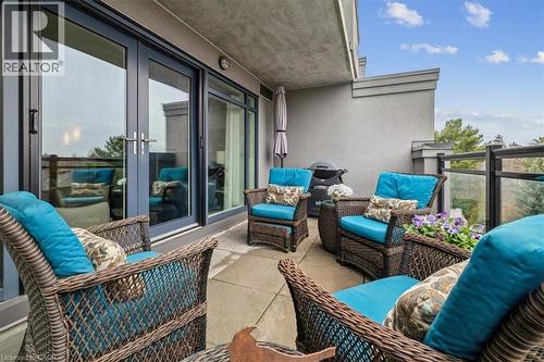 220 square foot balcony - 34 Plains Road E Unit# 408, Burlington, ON - Outdoor With Exterior