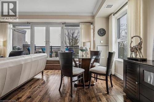 34 Plains Road E Unit# 408, Burlington, ON - Indoor Photo Showing Dining Room