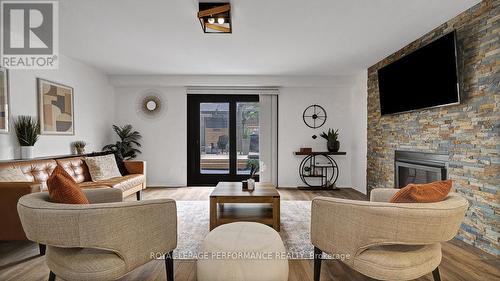 510 Foxview Place, Ottawa, ON - Indoor Photo Showing Living Room With Fireplace